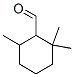 CAS 登录号：13155-57-2， 2,2,6-三甲基环己烷甲醛