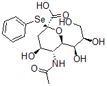 CAS#: 131569-90-9, (2S,4S,5R,6R)-5-Acetamido-4-Hydroxy-2-Phenylselanyl-6-[(1R,2R)-1,2,3-Trihydroxypropyl]Oxane-2-Carboxylic Acid