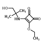 CAS 登录号：131588-95-9， 3-乙氧基-4-[(1-羟基-2-甲基-2-丙基)氨基]-3-环丁烯-1,2-二酮