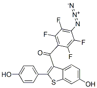 CAS#: 131589-59-8, (4-Azido-2,3,5,6-Tetrafluorophenyl)-[6-Hydroxy-2-(4-Hydroxyphenyl)-1-Benzothiophen-3-Yl]Methanone