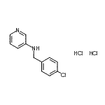 CAS 登录号：13159-78-9， N-(4-氯苄基)-3-吡啶胺二盐酸盐