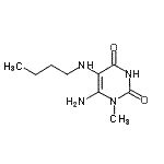 CAS#: 131598-63-5, 6-Amino-5-(Butylamino)-1-Methyl-2,4(1H,3H)-Pyrimidinedione
