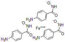 CAS#: 131612-27-6, Iron(3+)-4-aminobenzohydroxamic acid complex