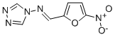 CAS 登录号：13185-22-3， N-[(5-硝基-2-呋喃基)亚甲基]-4H-1,2,4-三唑-4-胺
