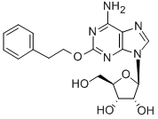CAS 登录号：131865-79-7， (2R,3R,4S,5R)-2-[6-氨基-2-(2-苯基乙氧基)嘌呤-9-基]-5-(羟基甲基)四氢呋喃-3,4-二醇