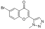 CAS 登录号：131924-44-2， 6-溴-2-(3-甲基三唑-4-基)苯并吡喃-4-酮