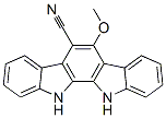 CAS 登录号：131926-78-8， 6-氰基-5-甲氧基吲哚并(2,3-a)咔唑