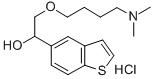 CAS#: 131964-52-8, 1-(1-Benzothiophen-5-Yl)-2-(4-Dimethylaminobutoxy)Ethanol Hydrochloride