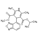 CAS#: 131970-21-3, Isopropyl Methyl 4-(2,1,3-Benzoxadiazol-4-Yl)-2,6-Dimethyl-1,4-Dihydro-3,5-Pyridinedicarboxylate