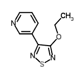 CAS 登录号：131987-62-7， 3-(4-乙氧基-1,2,5-噻二唑-3-基)吡啶