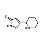 CAS#: 132033-93-3, 5-(2-Piperidinyl)-1,2-Oxazol-3(2H)-One