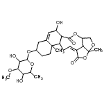 CAS#: 132160-34-0, (14Z)-7-Hydroxy-2A,12alpha-Dimethyl-1,6-Dioxo-2A,4,4A,6,6A,7,9,10,11,12,12A,12B,13,14B-Tetradecahydro-1H-2,3,5-Trioxapentaleno[1',6':5,6,7]Cyclonona[1,2-a]Naphthalen-10-Yl 6-Deoxy-3-O-Methylhexopyranoside