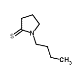 CAS 登录号：13217-92-0， 1-丁基-2-吡咯烷硫酮