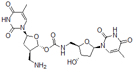 CAS#: 132247-55-3, [(2R,3R,5S)-3-(Aminomethyl)-5-(5-Methyl-2,4-Dioxopyrimidin-1-Yl)Oxolan-2-Yl] N-[[(2R,3S,5R)-3-Hydroxy-5-(5-Methyl-2,4-Dioxopyrimidin-1-Yl)Oxolan-2-Yl]Methyl]Carbamate