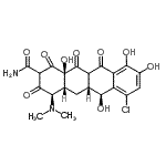 CAS#: 13227-28-6, (4R,4aR,5aR,6S,12aR)-7-Chloro-4-(Dimethylamino)-6,9,10,12A-Tetrahydroxy-1,3,11,12-Tetraoxo-1,2,3,4,4A,5,5A,6,11,11A,12,12A-Dodecahydro-2-Tetracenecarboxamide