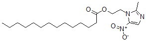 CAS 登录号：132367-97-6， 2-(2-甲基-5-硝基咪唑-1-基)乙基十四烷酸酯