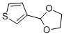CAS 登录号：13250-82-3， 2-(3-噻吩基)-1,3-二氧戊环