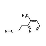 CAS#: 132554-23-5, 3-(3-Methyl-2-Pyridinyl)Propanenitrile