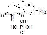 CAS 登录号：13256-45-6， 氨鲁米特磷酸盐