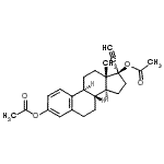 CAS#: 13258-68-9, (17beta)-17-Ethynylestra-1,3,5(10)-Triene-3,17-Diyl Diacetate