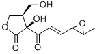 CAS 登录号：132605-69-7， 4-(羟基甲基)-3-[(E)-3-(3-甲基环氧乙烷-2-基)丙-2-烯酰基]四氢呋喃-2-酮