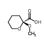 CAS#: 132628-45-6, (2R)-2-Methoxytetrahydro-2H-Pyran-2-Carboxylic Acid
