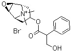 CAS 登录号:13265-10-6, 甲溴东莨菪碱