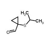 CAS 登录号：132686-15-8， 1-(异丙基硫基)环丙烷甲醛