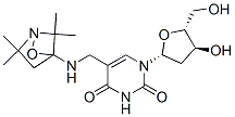 CAS#: 132723-74-1, 1-[(2R,4S,5R)-4-Hydroxy-5-(Hydroxymethyl)Oxolan-2-Yl]-5-[[(2,2,5,5-Tetramethyl-6-Oxa-1-Azabicyclo[2.1.1]Hexan-4-Yl)Amino]Methyl]Pyrimidine-2,4-Dione
