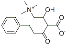 CAS 登录号：132741-84-5， 2-(1-羟基-2-三甲基铵基乙基)-3-氧代-5-苯基戊酸酯