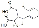 CAS 登录号：132785-33-2， (2S,3S,4S)-3-(羧甲基)-4-(2-甲氧基苯基)吡咯烷-2-羧酸