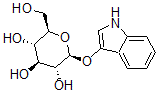 CAS 登录号：1328-73-0， 3-吲哚酚-beta-D-吡喃葡萄糖苷三水合物