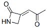 CAS 登录号：132880-09-2， (3E)-3-(2-氧代亚丙基)氮杂环丁-2-酮