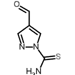 CAS 登录号：132906-74-2， 4-甲酰基-1H-吡唑-1-硫代甲酰胺