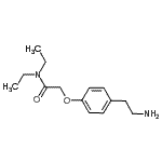 CAS 登录号：133025-92-0， 2-[4-(2-氨基乙基)苯氧基]-N,N-二乙基乙酰胺