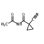 CAS 登录号：133036-87-0， N-乙酰基-1-氰基环丙烷甲酰胺