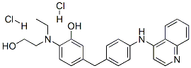 CAS#: 133041-49-3, 2-[2-Hydroxyethyl-[4-[[4-(Quinolin-4-Ylamino)Phenyl]Methyl]Phenyl]Amino]Ethanol Dihydrochloride