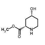 CAS#: 133192-44-6, Methyl (2S,4R)-4-Hydroxy-2-Piperidinecarboxylate