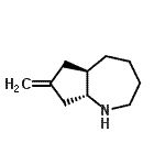 CAS 登录号：133228-33-8， (5aR,8aR)-7-亚甲基十氢环戊烯并[b]氮杂卓