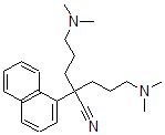 CAS 登录号：13326-29-9， alpha,alpha-二[3-(二甲基氨基)丙基]-1-萘乙腈