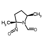 CAS#: 133378-84-4, (2R,5R)-2,5-Dimethyl-2-Nitroso-1-Pyrrolidinecarbaldehyde