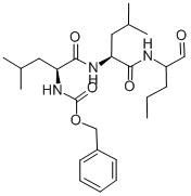 CAS#: 133407-86-0, N-[(Phenylmethoxy)Carbonyl]-L-Leucyl-N-[(1S)-1-Formylbutyl]-L-Leucinamide