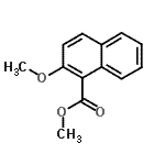 CAS 登录号：13343-92-5， 甲基2-甲氧基-1-萘甲酸酯