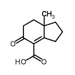 CAS#: 13349-21-8, 7alpha-Methyl-5-Oxo-2,3,5,6,7,7alpha-Hexahydro-1H-Indene-4-Carboxylic Acid