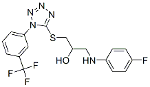 CAS#: 133506-55-5, 1-[(4-Fluorophenyl)Amino]-3-[[1-[3-(Trifluoromethyl)Phenyl]-1H-Tetrazol-5-Yl]Thio]-2-Propanol