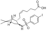CAS#: 133538-58-6, (E)-7-[3-[(4-Iodophenyl)Sulfonylamino]-7,7-Dimethyl-2-Bicyclo[3.1.1]Heptanyl]Hept-5-Enoic Acid