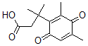 CAS 登录号：133544-77-1， 3-(2,4-二甲基-3,6-二氧代-1-环己-1,4-二烯基)-3-甲基丁酸