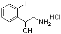 CAS 登录号：133562-34-2， 2-氨基-1-(2-碘苯基)乙醇盐酸盐(1:1)