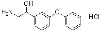 CAS 登录号：133562-41-1， 2-氨基-1-(3-苯氧基苯基)乙醇盐酸盐(1:1)