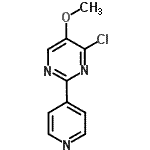CAS#: 133661-38-8, 4-Chloro-5-Methoxy-2-(4-Pyridinyl)Pyrimidine